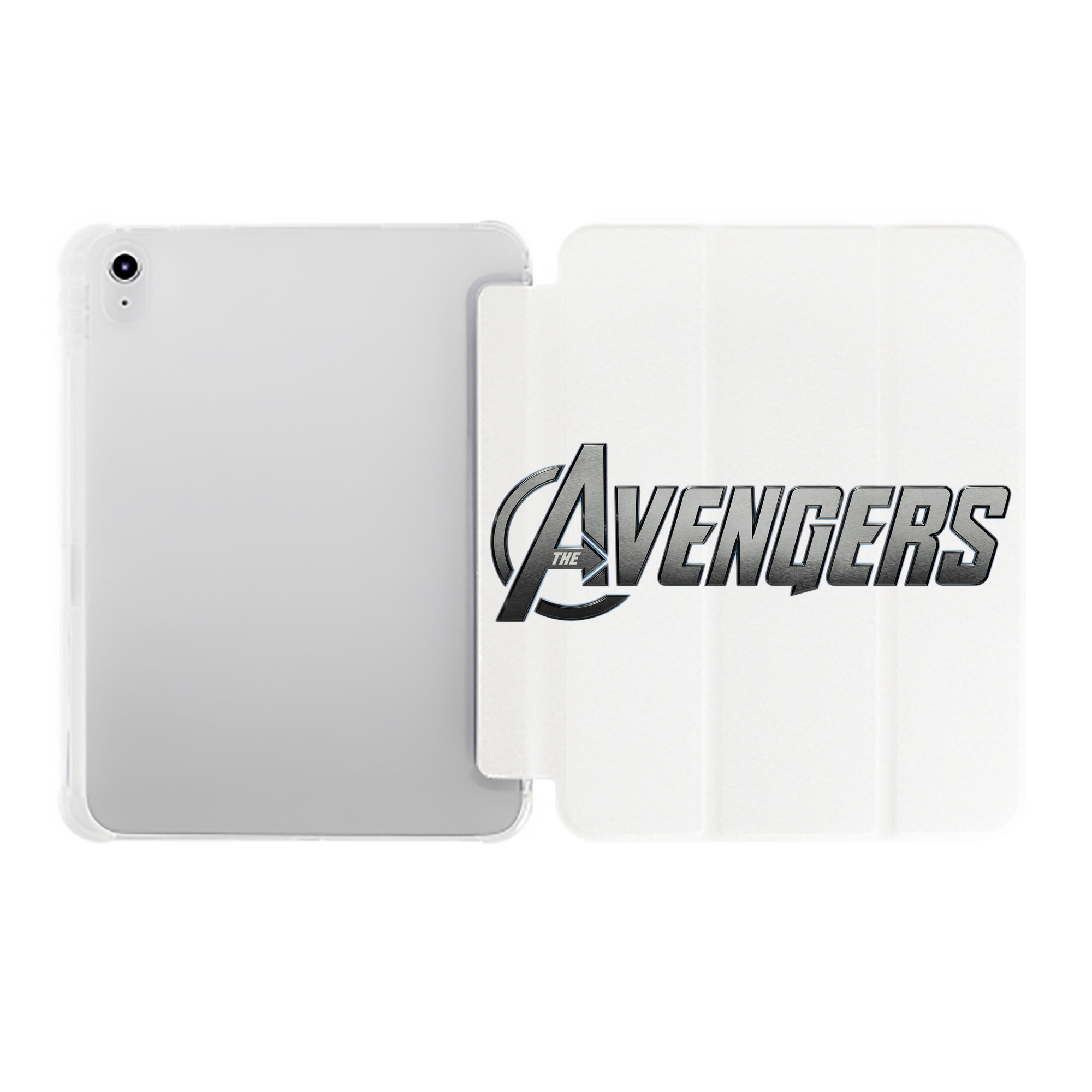 （画像用） アベンジャーズ The Avengers IPad ケース ペン収納付き 三つ折りスタンド PUレザー×シリコン 対応機種9.5/10.5/10.9インチ